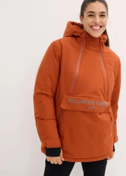 bonprix Jacken & Mäntel|Sportbekleidung^Gefütterter Windbreaker rostbraun