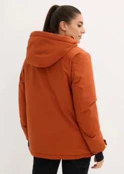 bonprix Jacken & Mäntel|Sportbekleidung^Gefütterter Windbreaker rostbraun