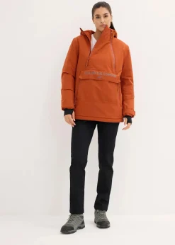 bonprix Jacken & Mäntel|Sportbekleidung^Gefütterter Windbreaker rostbraun
