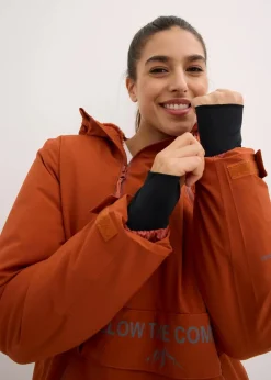bonprix Jacken & Mäntel|Sportbekleidung^Gefütterter Windbreaker rostbraun