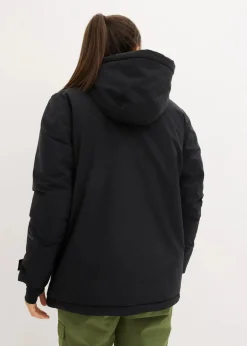 bonprix Bekleidung·Jumpsuits|Bekleidung·Sweat^Gefütterter Windbreaker schwarz