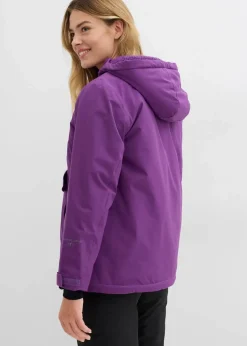 bonprix Jacken & Mäntel|Sportbekleidung^Gefütterter Windbreaker tiefviolett