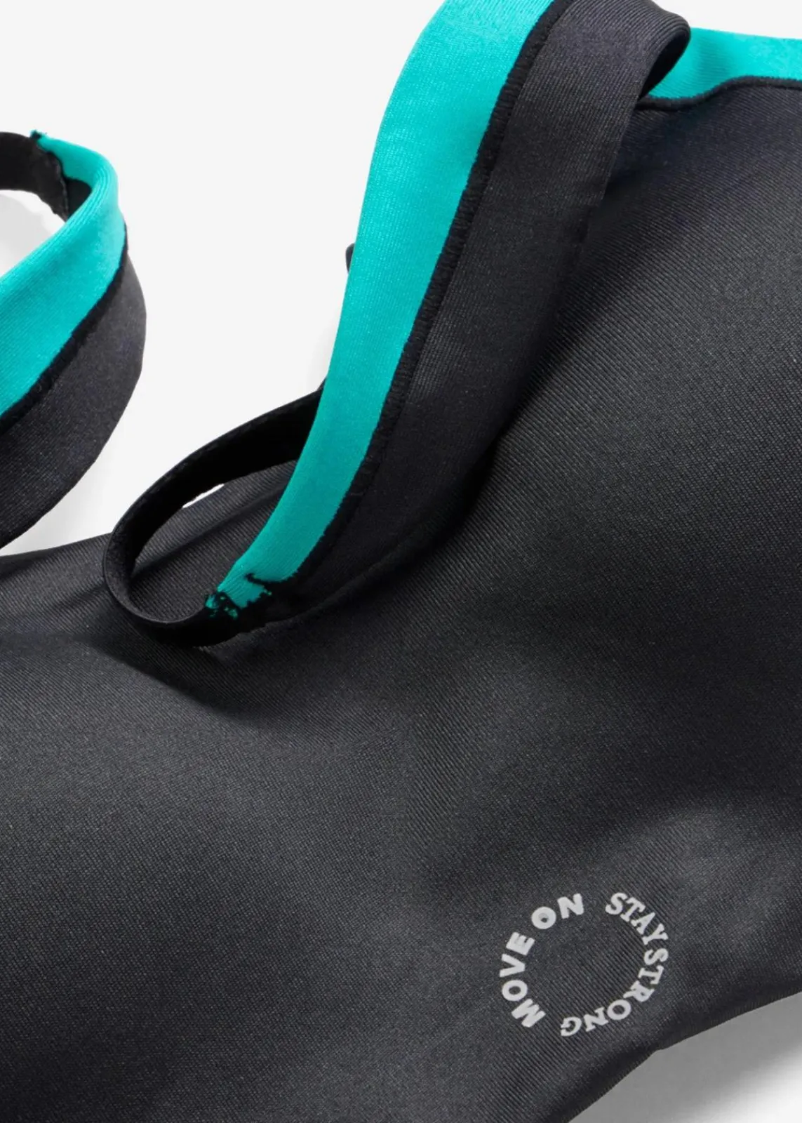 bonprix Wäsche·Bhs|Bhs^Gepolsterter Sport-BH mit mittlerem Halt schwarz/smaragd/brilliantblau