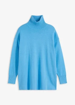 bonprix Bekleidung·Umstandsmode|Bekleidung·Jeans^Gerippter Pullover aus reiner Baumwolle brilliantblau
