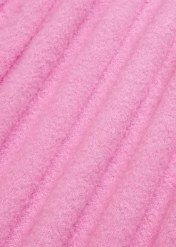 bonprix Bekleidung·Umstandsmode|Strickmode^Gerippter Rollkragenpullover rosapink