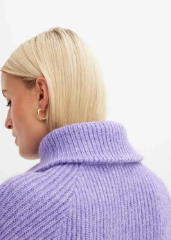 bonprix Pullover & Strickjacken|Bekleidung·Jeans^Gerippter Troyer softlila