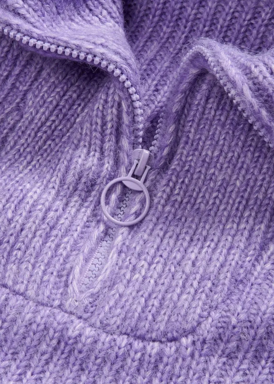 bonprix Pullover & Strickjacken|Bekleidung·Jeans^Gerippter Troyer softlila