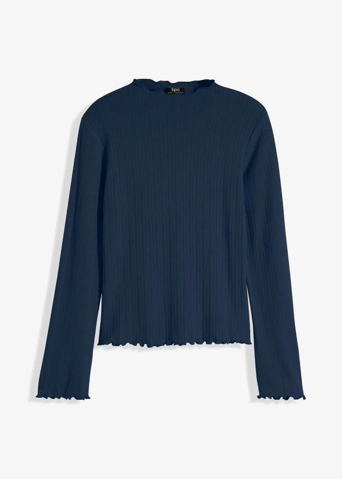 bonprix Shirts & Tops^Geripptes Langarmshirt dunkelblau