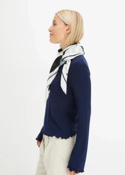 bonprix Shirts & Tops^Geripptes Langarmshirt dunkelblau