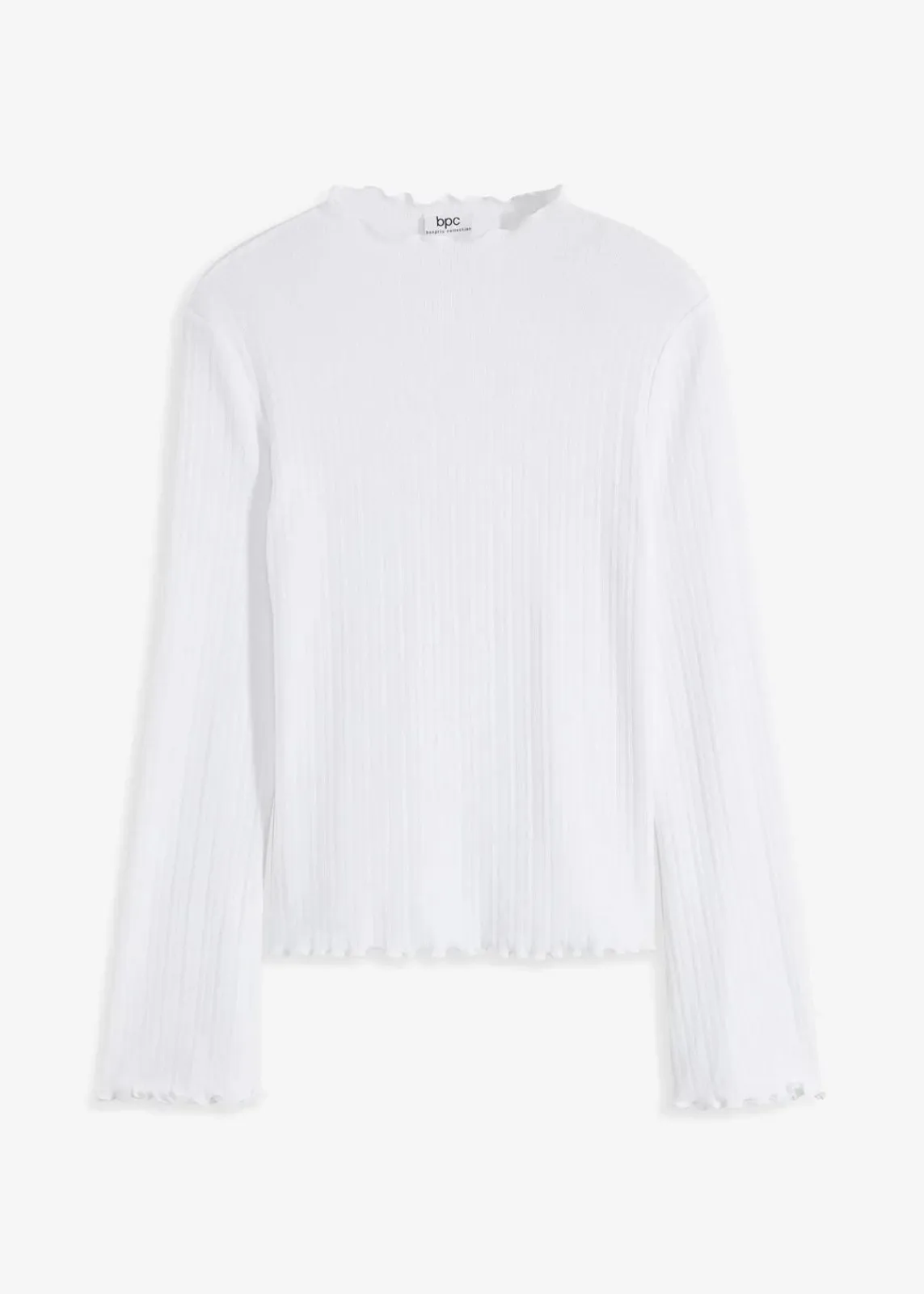bonprix Shirts & Tops^Geripptes Langarmshirt weiß