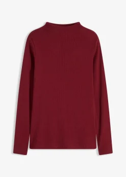 bonprix Shirts & Tops^Geripptes Langarmshirt rubinrot