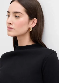 bonprix Shirts & Tops^Geripptes Langarmshirt schwarz