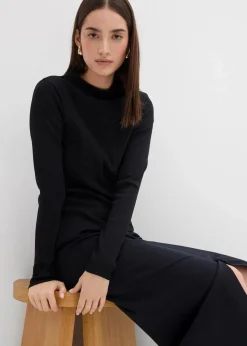 bonprix Shirts & Tops^Geripptes Langarmshirt schwarz