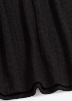 bonprix Basics|Shirts & Tops^Geripptes Langarmshirt schwarz
