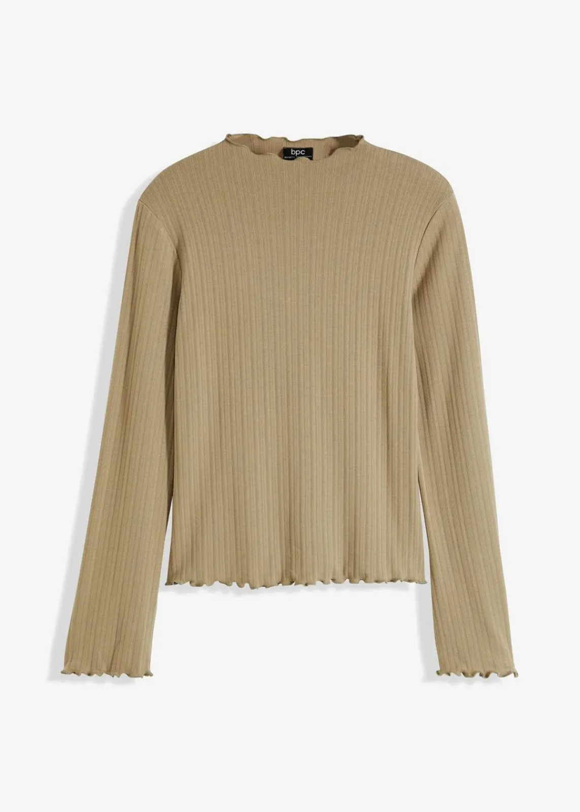 bonprix Shirts & Tops^Geripptes Langarmshirt new khaki