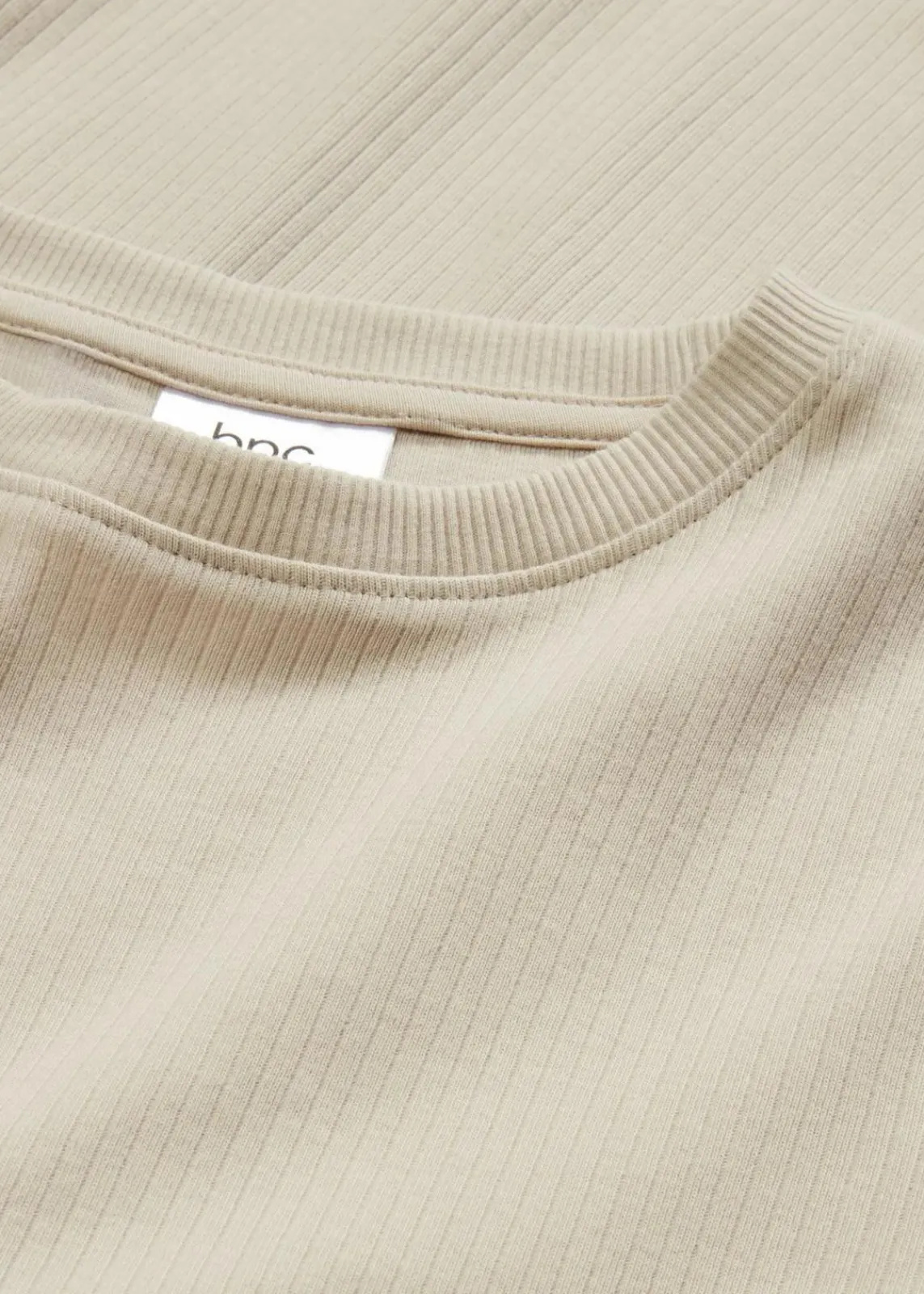 bonprix Shirts & Tops|Basics^Geripptes Langarmshirt aus reiner Baumwolle kitt