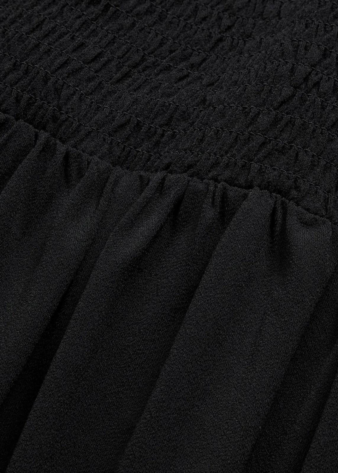 bonprix Bekleidung·Pullover & Strickjacken|Kleider^Gesmoktes Trägerkleid aus leichtem Crêpe schwarz