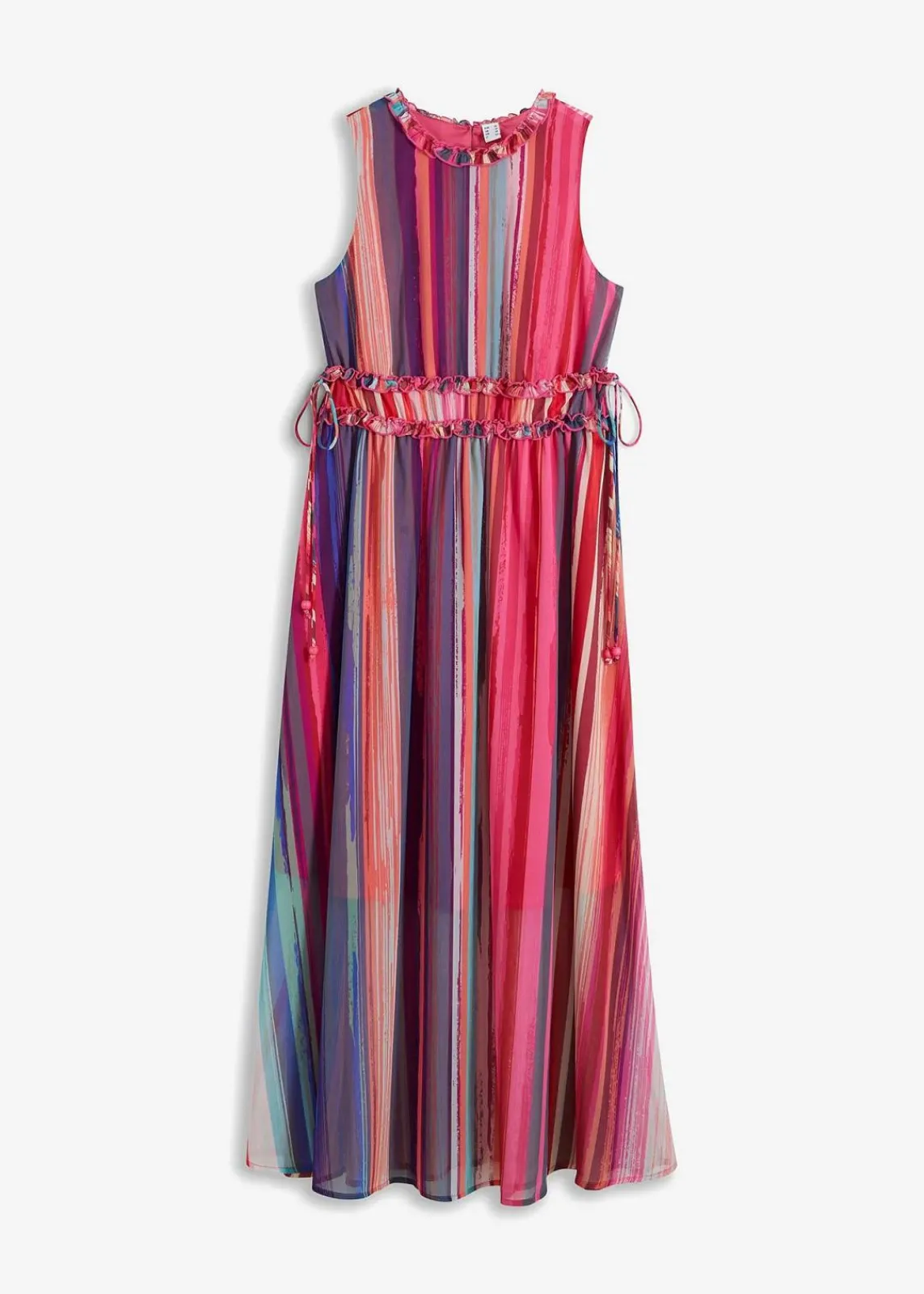 bonprix Kleider|Nachhaltigere Materialien^Gestreiftes Maxikleid multicolor