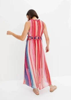 bonprix Kleider|Nachhaltigere Materialien^Gestreiftes Maxikleid multicolor