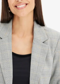 bonprix Blazer|Bekleidung·Basics^Glencheck Blazer schwarz/sand kariert