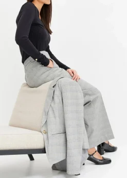 bonprix Blazer|Bekleidung·Basics^Glencheck Blazer schwarz/sand kariert