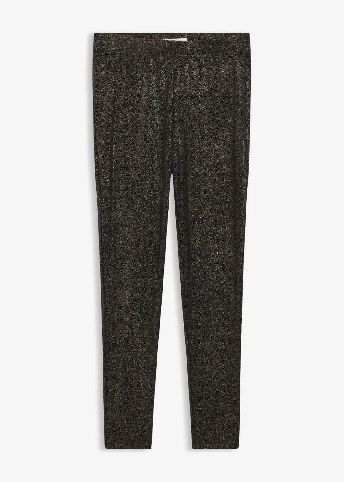 bonprix Hosen|Bekleidung·Kleider^Glitzer Leggings aus Samt schwarz/gold