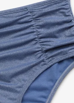 bonprix Mix & Match|Bikinis^Glitzernde Bikinihose jeansblau