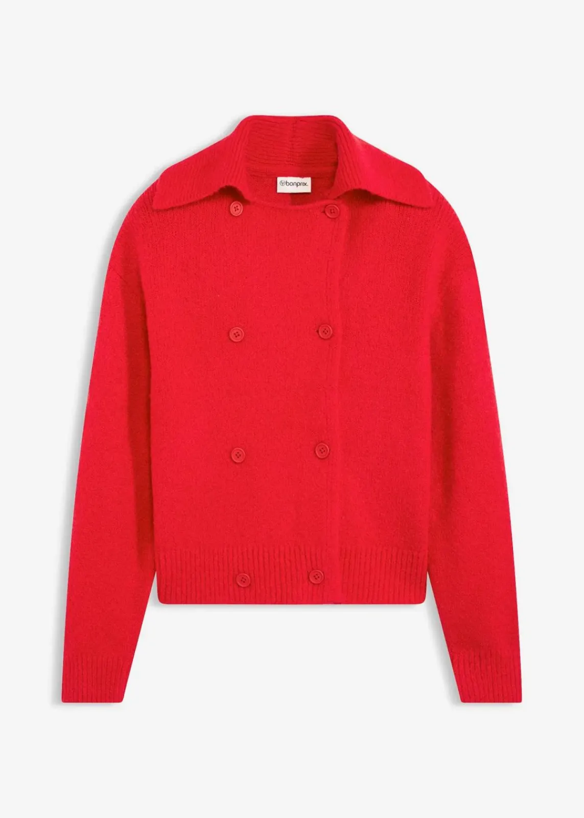 bonprix Bekleidung·Umstandsmode|Pullover & Strickjacken^Grobstrickjacke lavarot