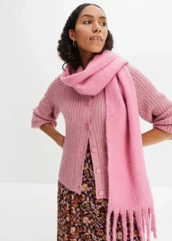 bonprix Bekleidung·Umstandsmode|Bekleidung·Jeans^Grobstrickjacke himbeerrose
