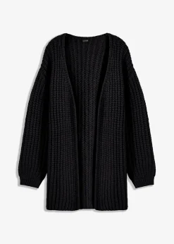 bonprix Bekleidung·Umstandsmode|Bekleidung·Jeans^Grobstrickjacke schwarz