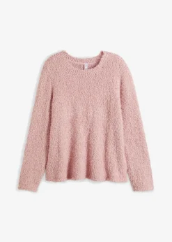 bonprix Bekleidung·Umstandsmode|Strickmode^Grobstrick-Pullover aschrosa