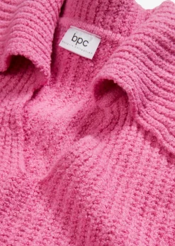 bonprix Bekleidung·Umstandsmode|Bekleidung·Jeans^Grobstrick-Pullover rosapink