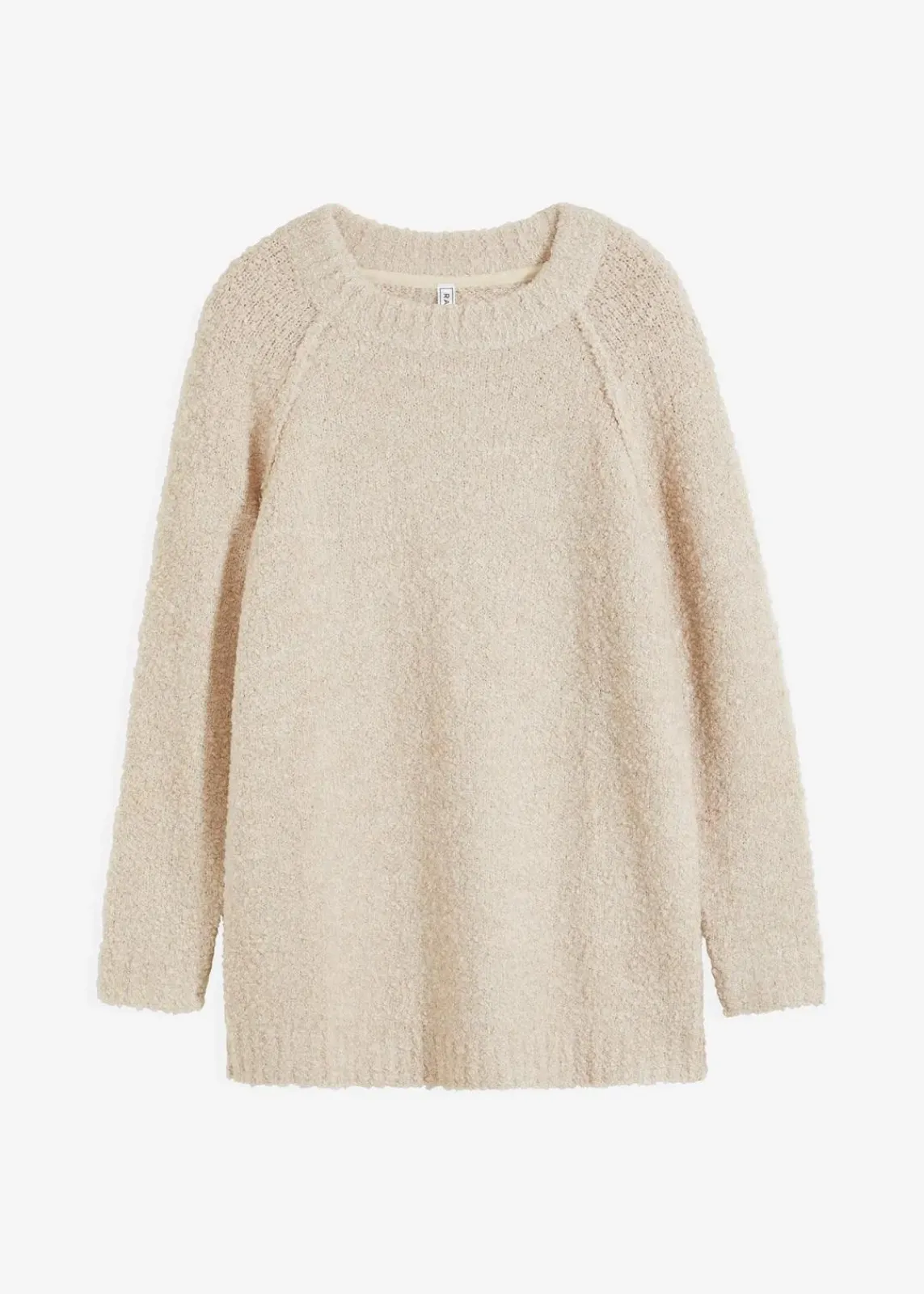 bonprix Bekleidung·Umstandsmode|Bekleidung·Jeans^Grobstrick-Pullover aus Teddygarn creme