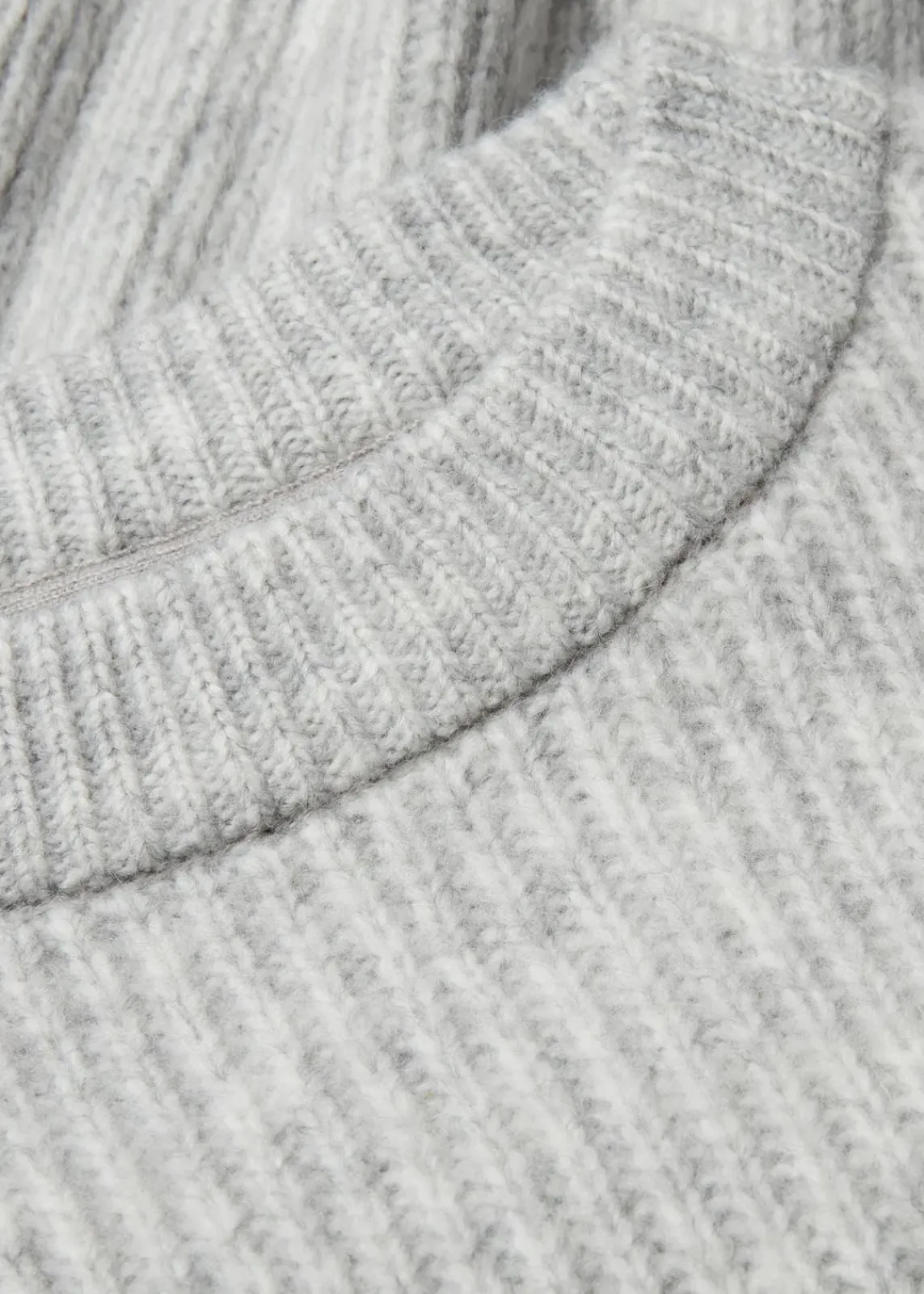 bonprix Bekleidung·Umstandsmode|Bekleidung·Jeans^Grobstrick-Pullover aus weichem Woll-Mix hellgrau meliert