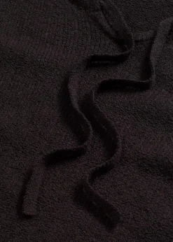 bonprix Pullover & Strickjacken|Strickmode^Grobstrick-Pullover mit Bindelösung schwarz