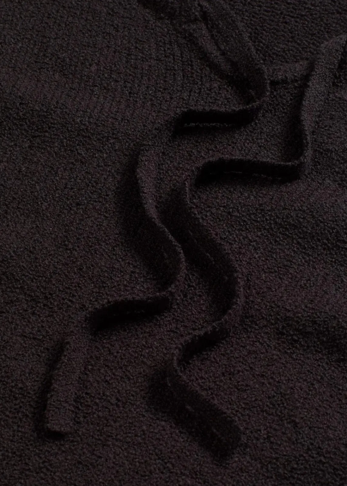 bonprix Pullover & Strickjacken|Strickmode^Grobstrick-Pullover mit Bindelösung schwarz