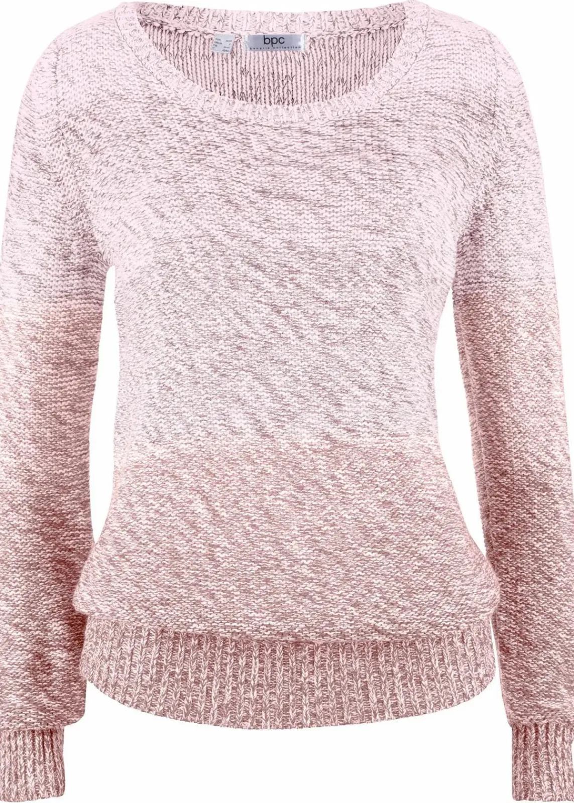 bonprix Bekleidung·Umstandsmode|Bekleidung·Jeans^Grobstrick-Pullover mit Farbverlauf antikrosa