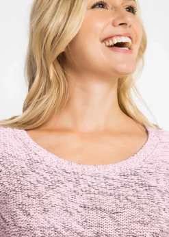 bonprix Bekleidung·Umstandsmode|Bekleidung·Jeans^Grobstrick-Pullover mit Farbverlauf antikrosa
