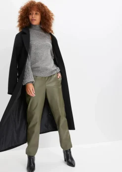 bonprix Bekleidung·Umstandsmode|Bekleidung·Jeans^Grobstrick-Pullover schulterfrei grau meliert