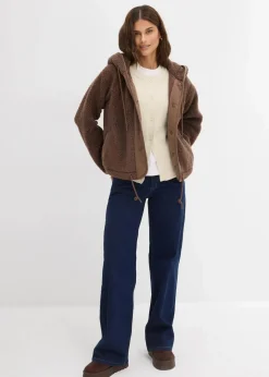 bonprix Bekleidung·Röcke|Bekleidung·Jeans^Grobstrick-Pullunder natur