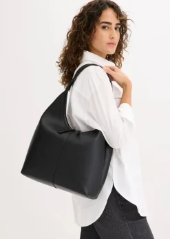 bonprix Taschen^Handtasche schwarz