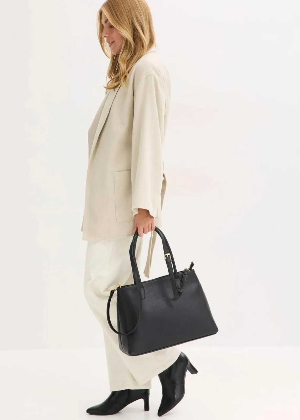 bonprix Taschen^Handtasche schwarz
