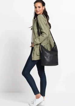 bonprix Taschen^Handtasche mit austauschbarem Trageriemen schwarz