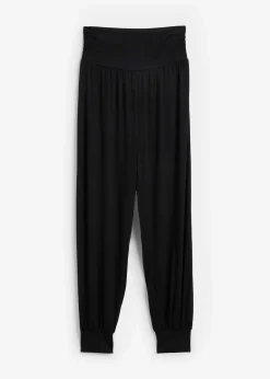 bonprix Bekleidung·Blusen & Tuniken|Bekleidung·Kleider^Haremshose mit Silikontape am Taillenbund schwarz