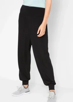 bonprix Bekleidung·Blusen & Tuniken|Bekleidung·Kleider^Haremshose mit Silikontape am Taillenbund schwarz
