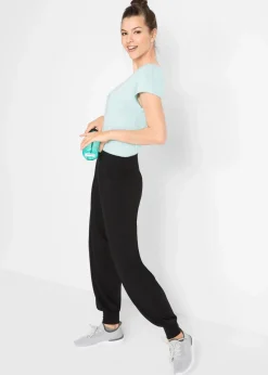 bonprix Bekleidung·Blusen & Tuniken|Bekleidung·Kleider^Haremshose mit Silikontape am Taillenbund schwarz