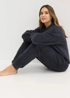 bonprix Wäsche·Homewear|Wäsche·Nachtwäsche^Hausanzug aus weichem Material nachtblau