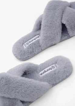 bonprix Hausschuhe|Homewear^Hausschuhe grau
