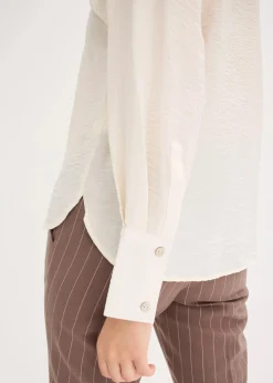 bonprix Blusen & Tuniken|Bekleidung·Jacken & Mäntel^Hemdbluse wollweiß
