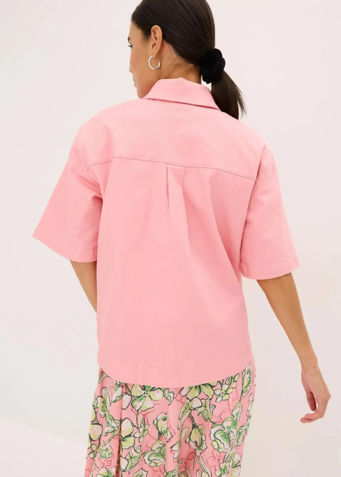 bonprix Jacken & Mäntel^Hemdjacke mit kurzem Ärmel softrosa